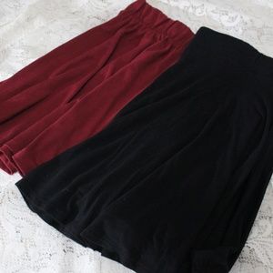 Black and Red Skirt Bundle
